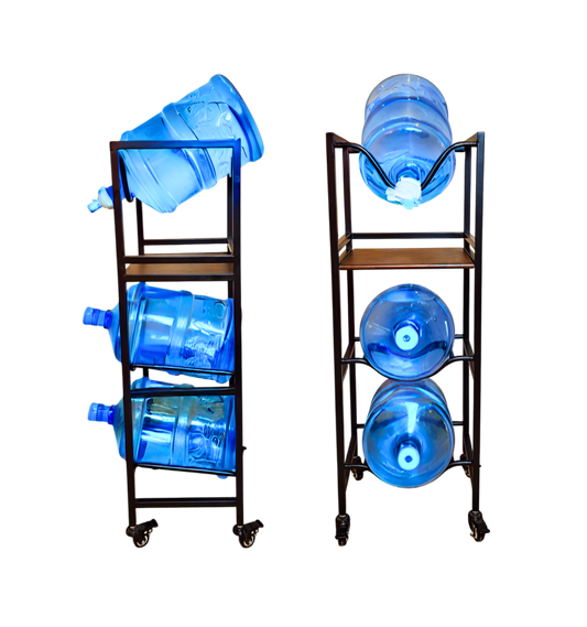 3-Tier WaterRack™ EasyFlow with Wheels & Brakes + 2x Water Jug Valve