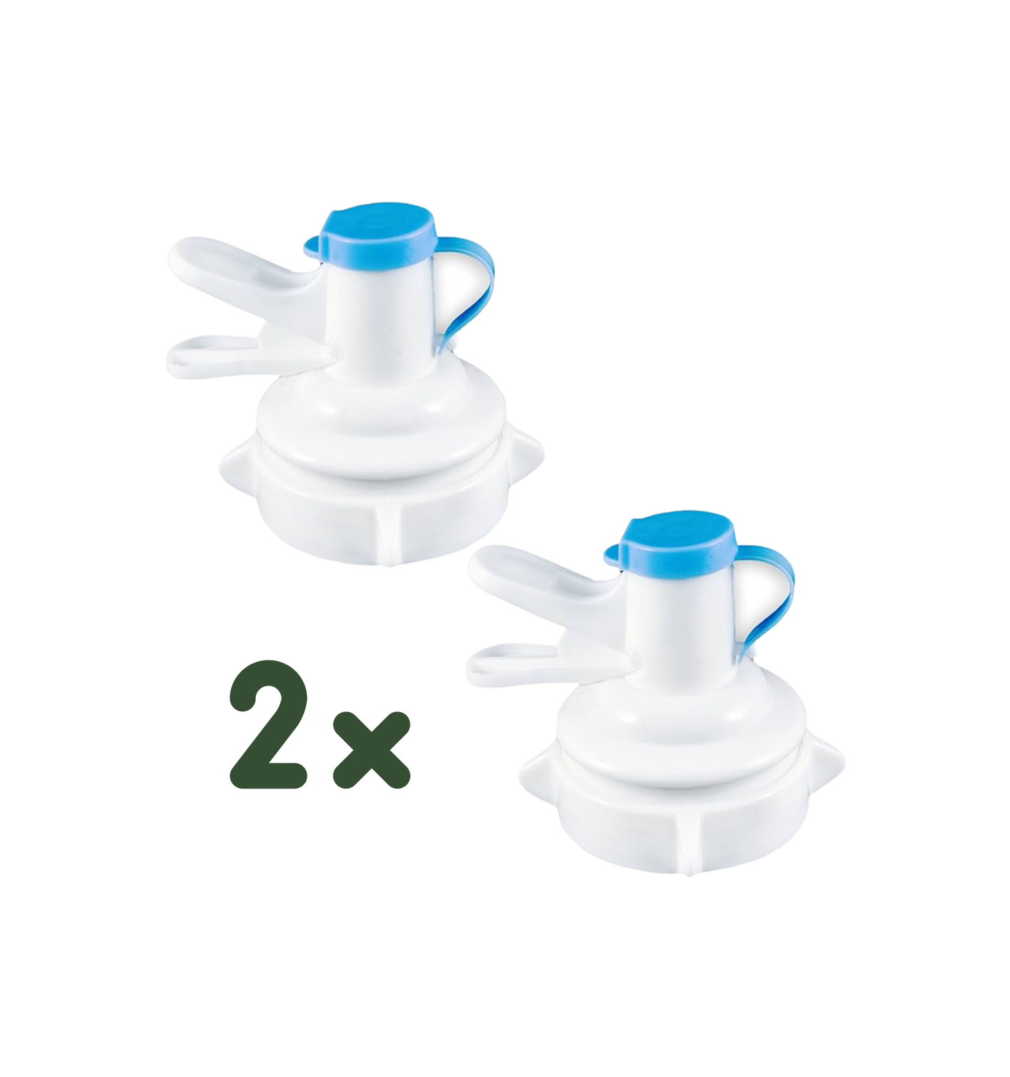 2-Tier WaterRack™ EasyFlow with Wheels & Brakes + 2x Water Jug Valve