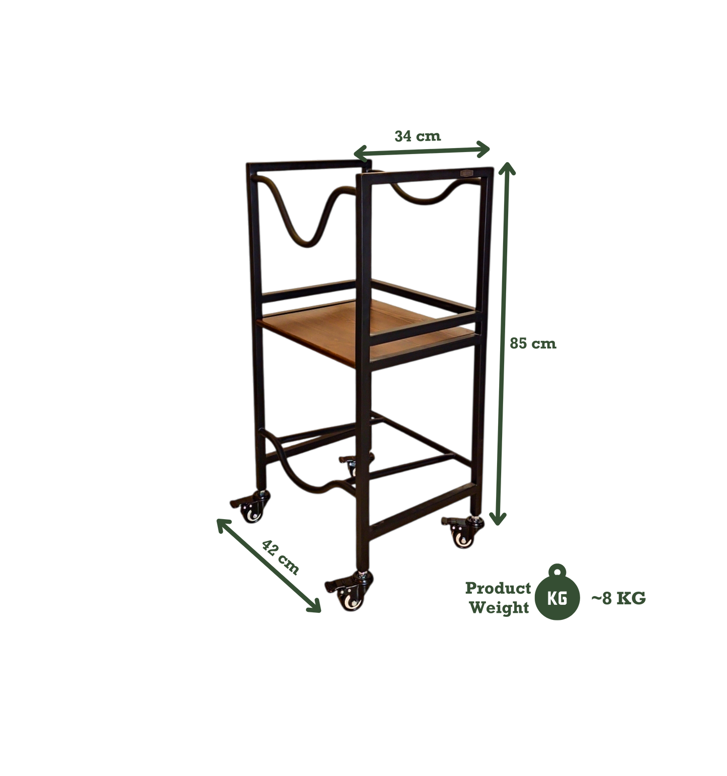 2-Tier WaterRack™ EasyFlow with Wheels & Brakes + 2x Water Jug Valve