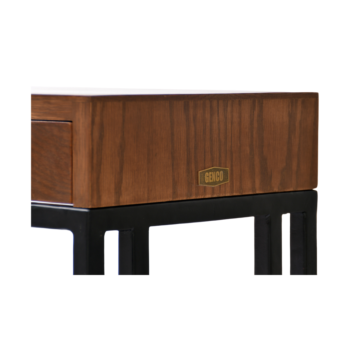 OakSteel Mini Drawer C-Table