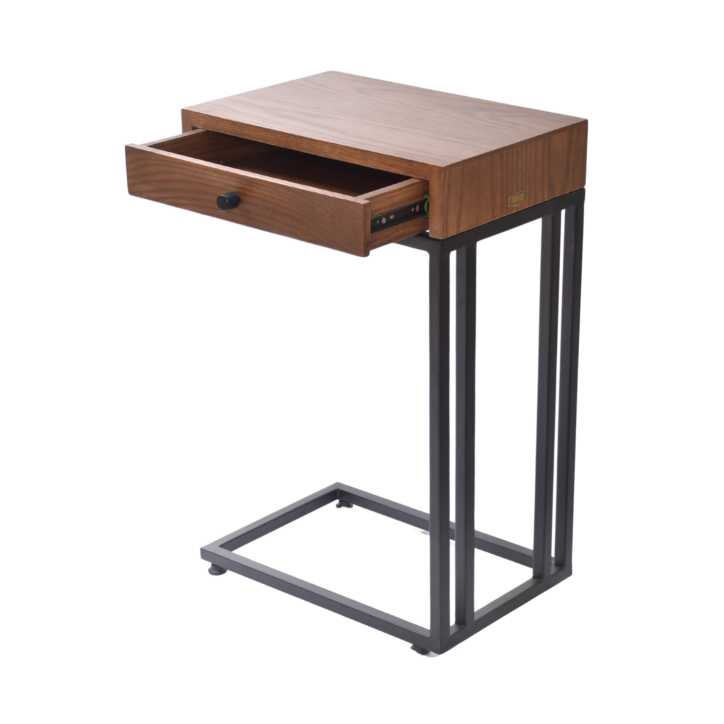 OakSteel Mini Drawer C-Table