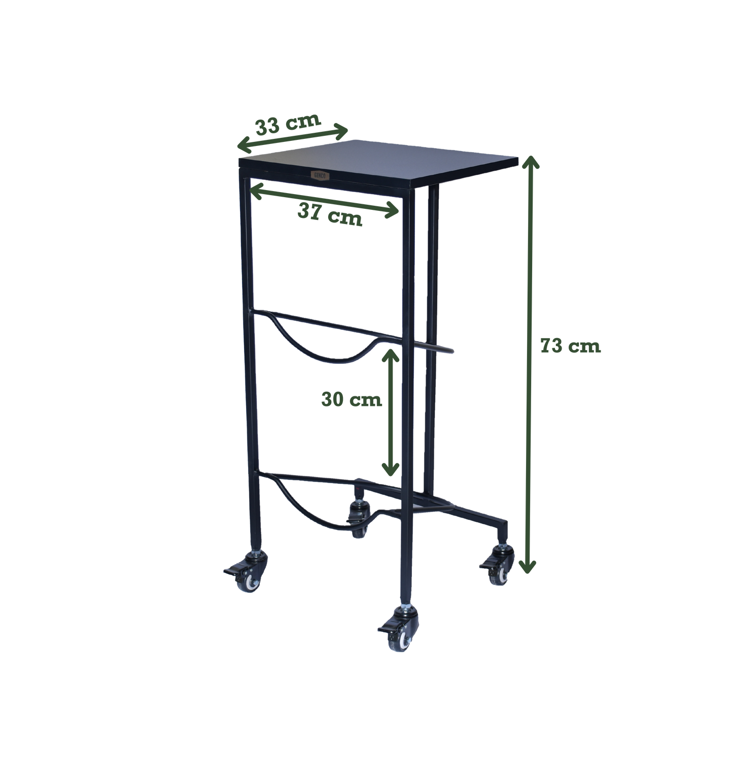2-Tier WaterRack™ Lite with MDF Shelf, Wheels & Brakes