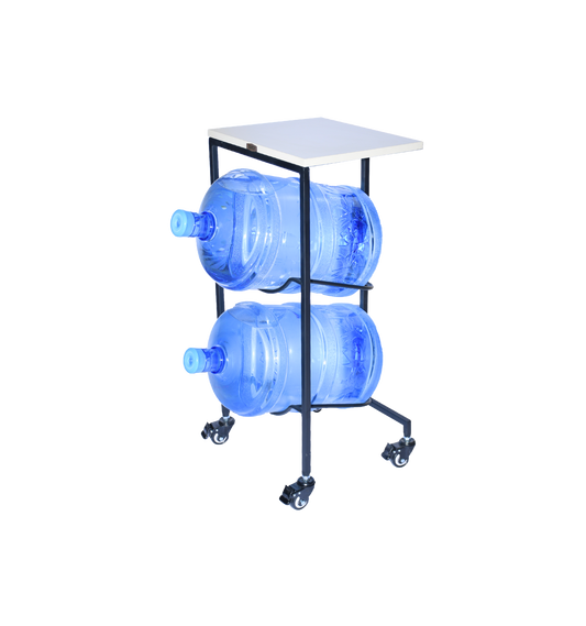 2-Tier WaterRack™ Lite with MDF Shelf, Wheels & Brakes