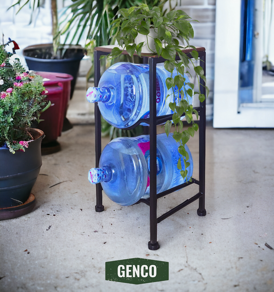 2-Tier WaterRack™ Premium with Natural Wood Shelf