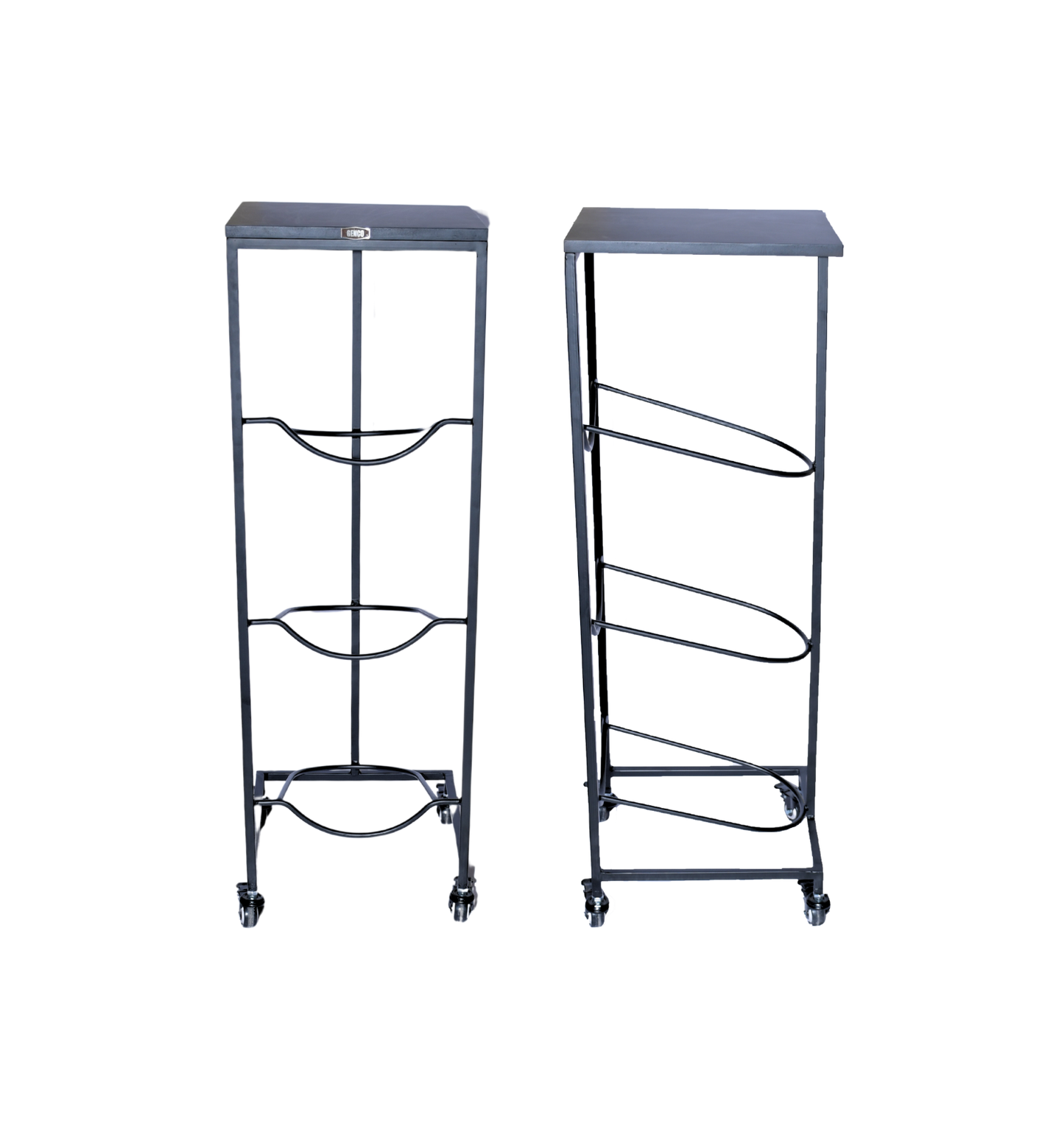 3-Tier WaterRack™ Lite with MDF Shelf, Wheels & Brakes