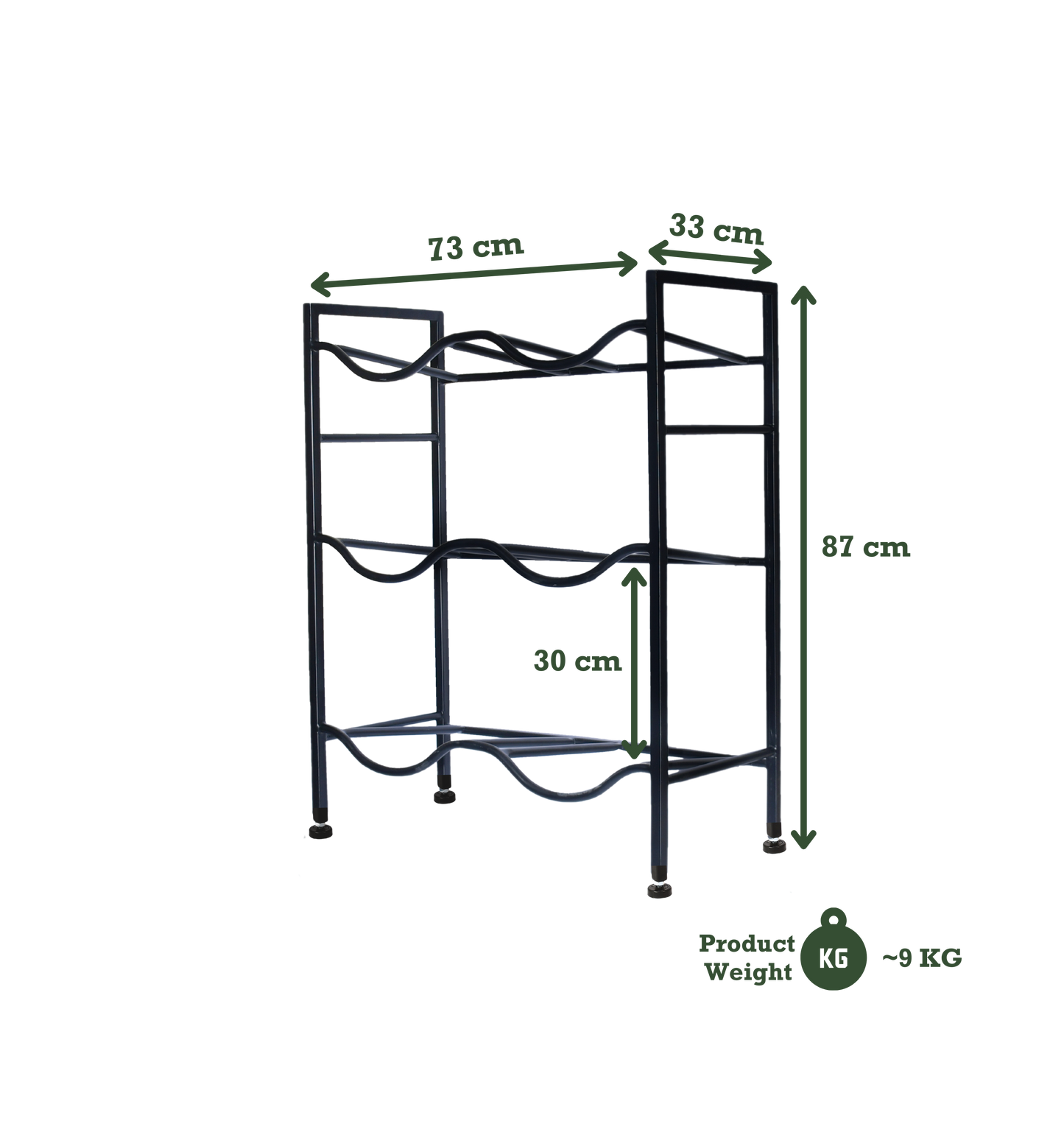 Dual 3-Tier WaterRack™ Premium