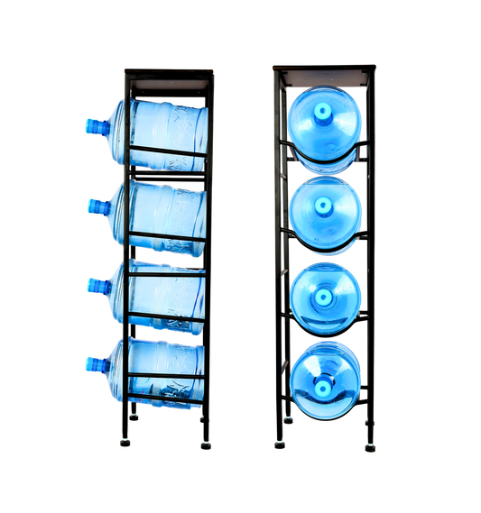 4-Tier WaterRack™ Premium with Natural Wood Shelf