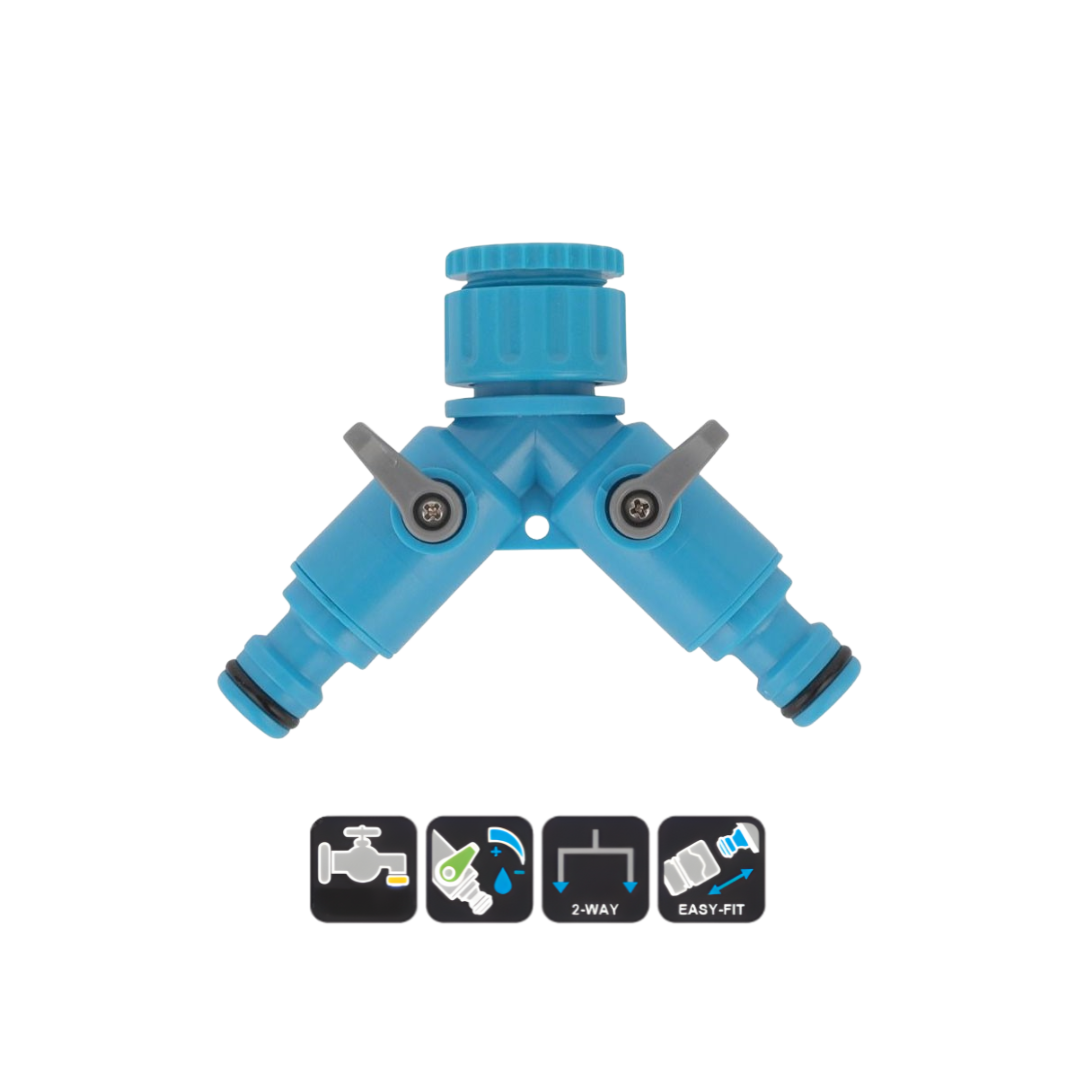 Dual Tap Hose Connector (Y Splitter)