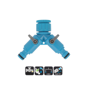 Dual Tap Hose Connector (Y Splitter)