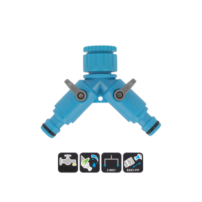 Dual Tap Hose Connector (Y Splitter)