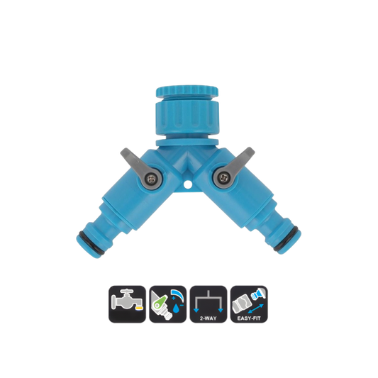 Dual Tap Hose Connector (Y Splitter)