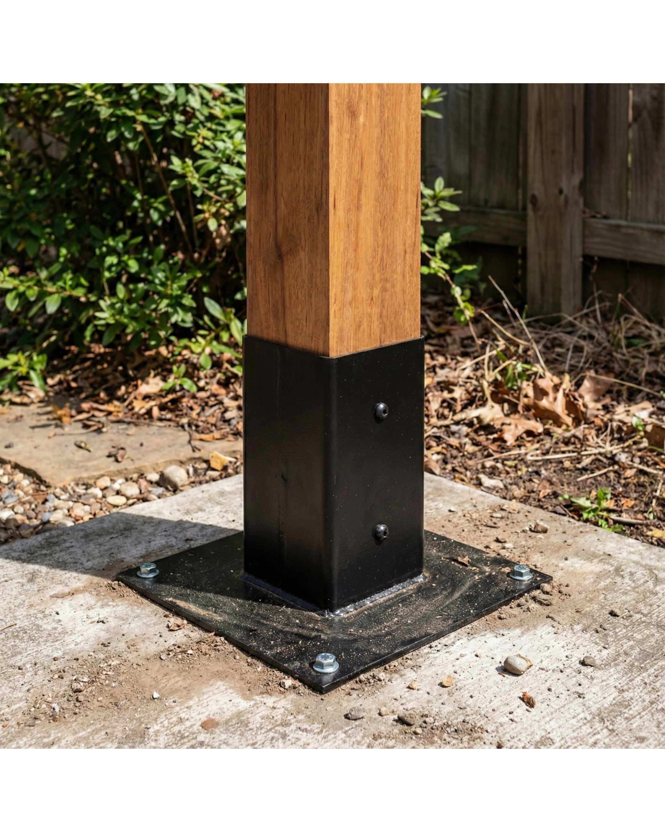 Genco Heavy-Duty Beechwood Mounting Post for Hose Reel