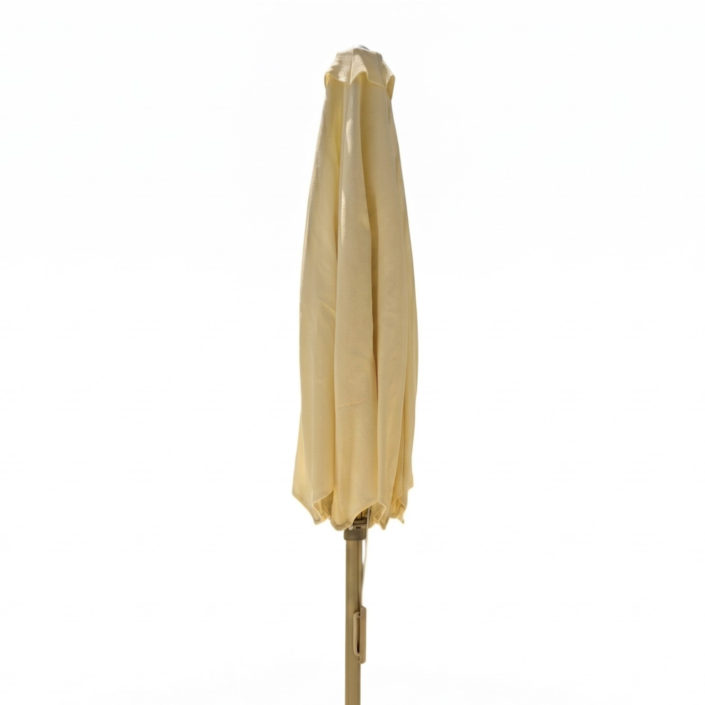 2.6m Aluminum Modern HDPE Mesh Umbrella – Easy-Pull Rope Mechanism | Without Base