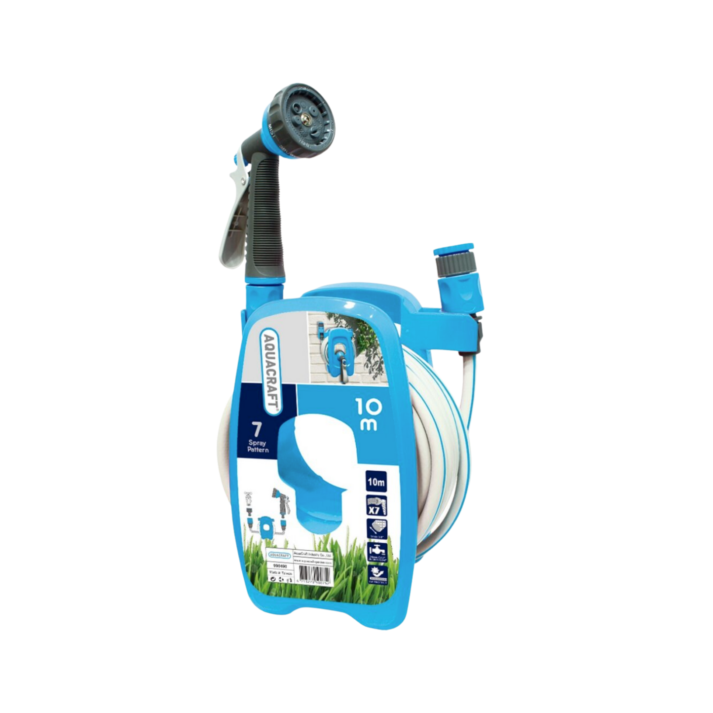 Wall-Mount & Portable Hose Reel (10m)