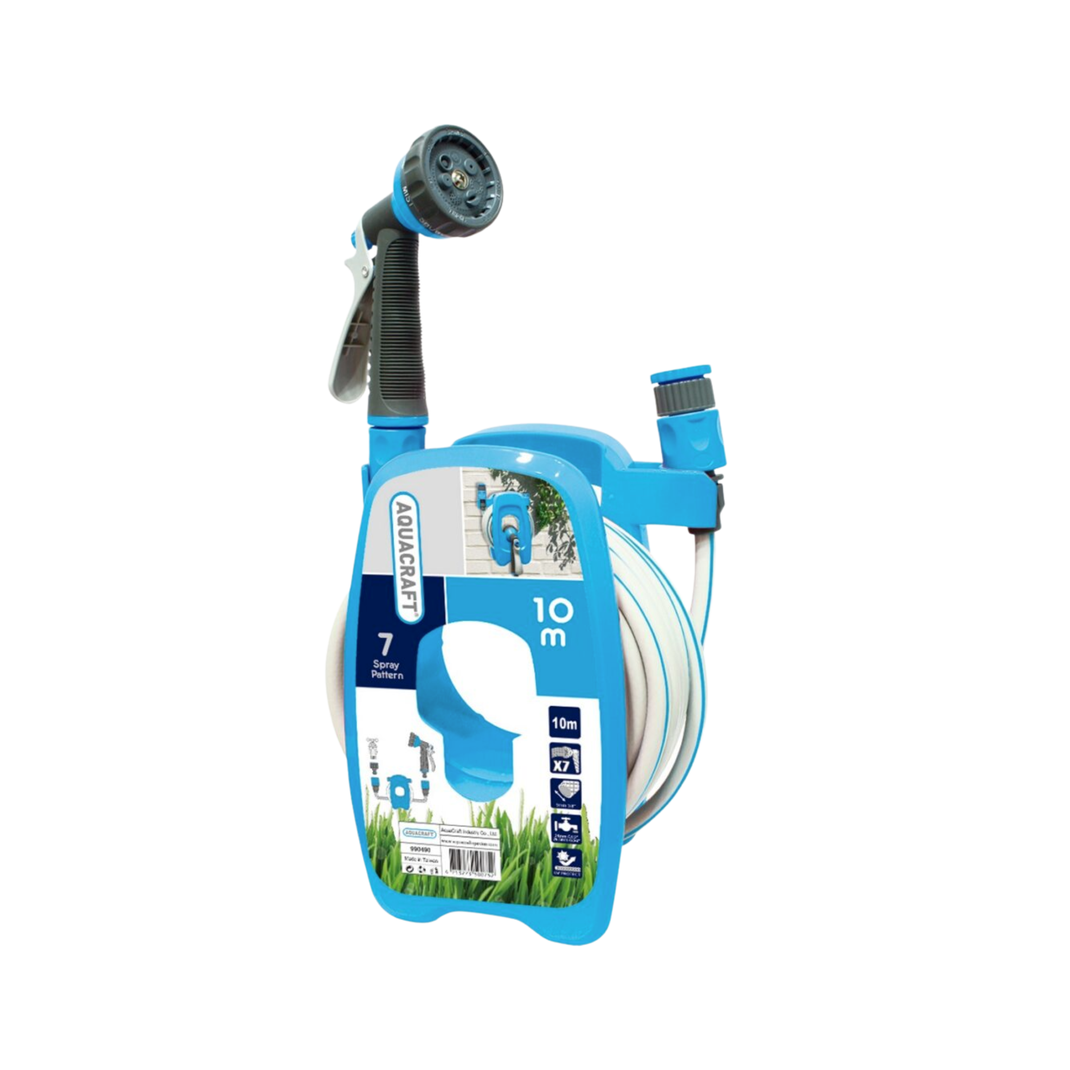 Wall-Mount & Portable Hose Reel (10m)