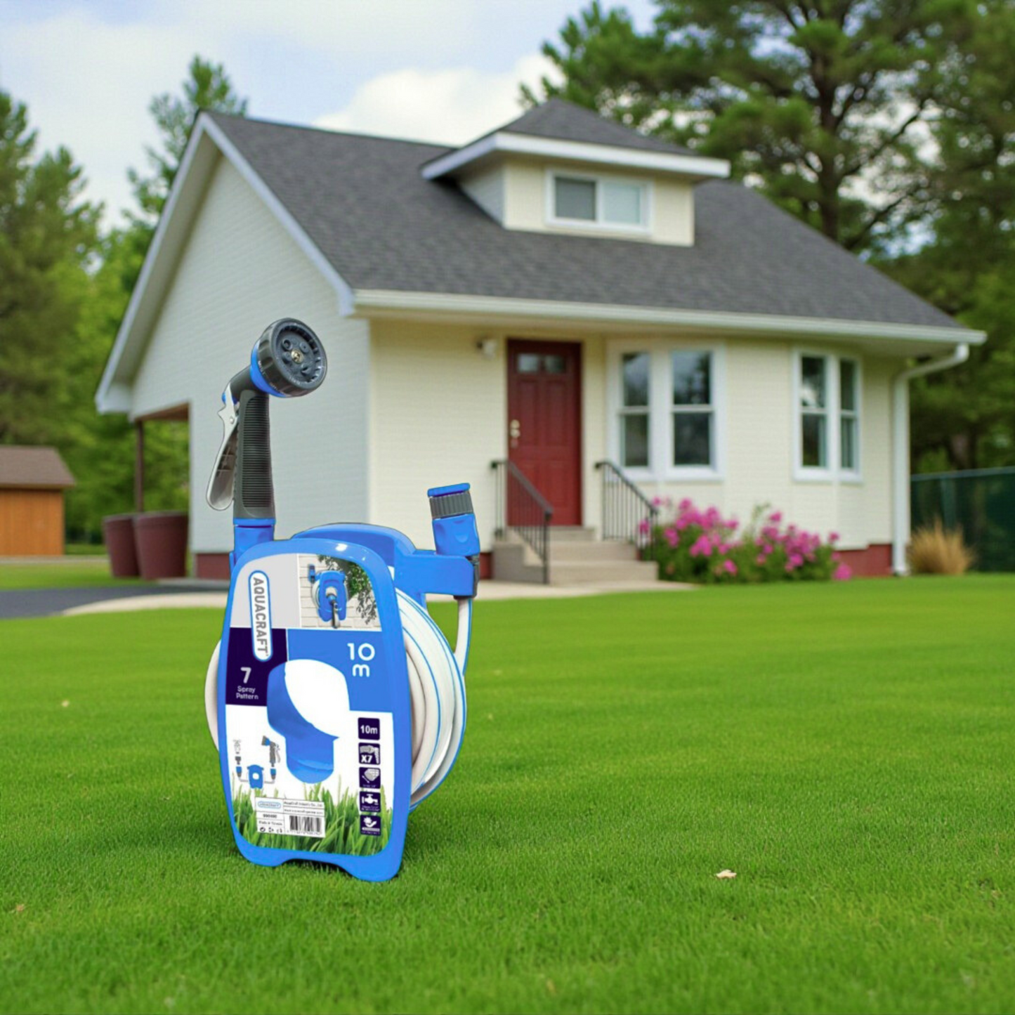 Wall-Mount & Portable Hose Reel (10m)