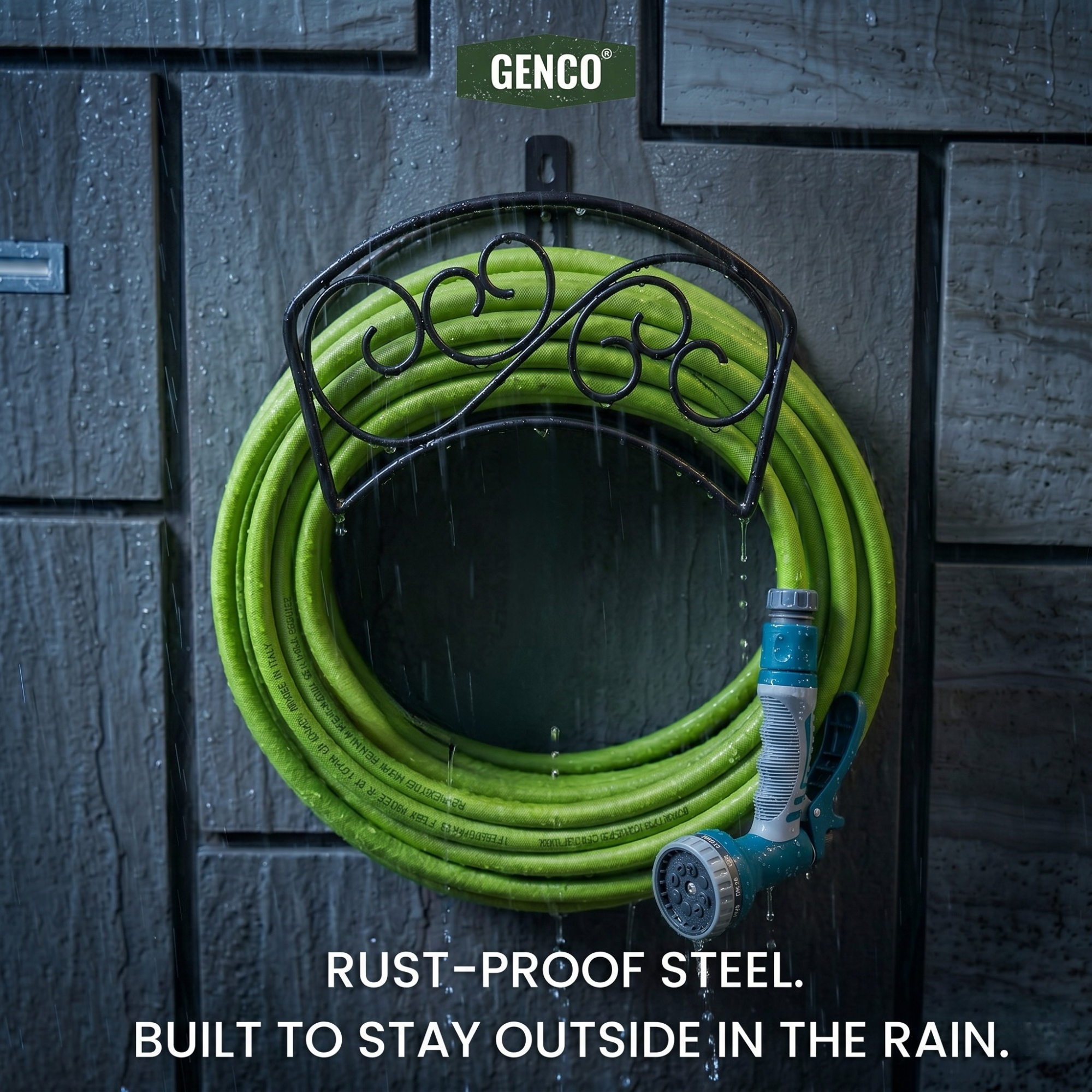 Classic Garden Hose Wall Mount Holder