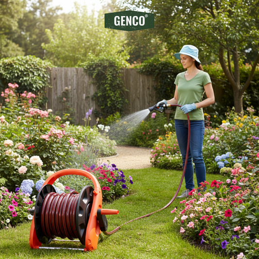 Manual Hose Reel Stand - 30m (Without Hose)