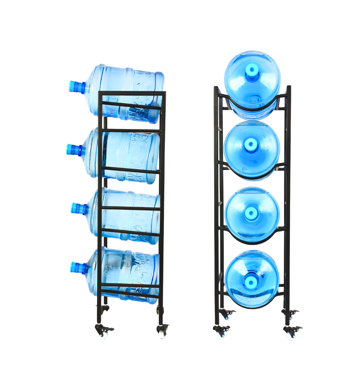 WaterRack Premium | 4-Tier with Wheels & Brakes