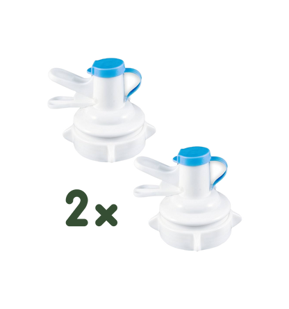 2-Tier WaterRack™ EasyFlow with Wheels & Brakes + 2x Water Jug Valve