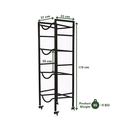4-Tier WaterRack™ Premium with Wheels & Brakes