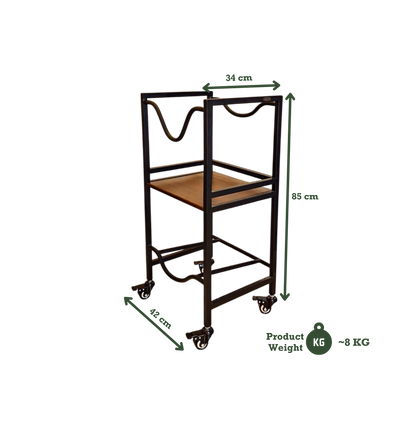2-Tier WaterRack™ EasyFlow with Wheels & Brakes + 2x Water Jug Valve