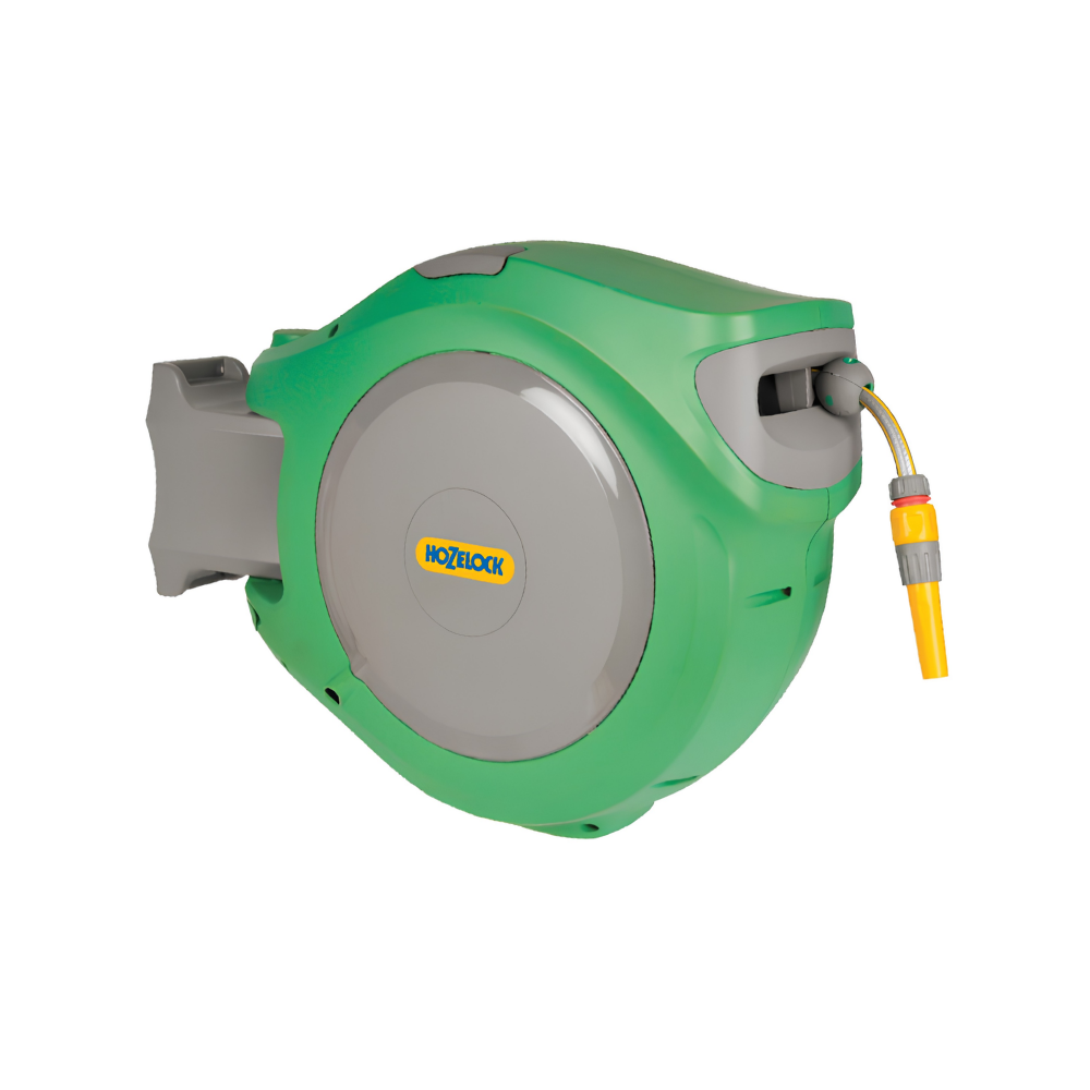 Automatic Retractable Hose Reel with 30M Hose - Hozelock UK Auto Reel Heavy Duty