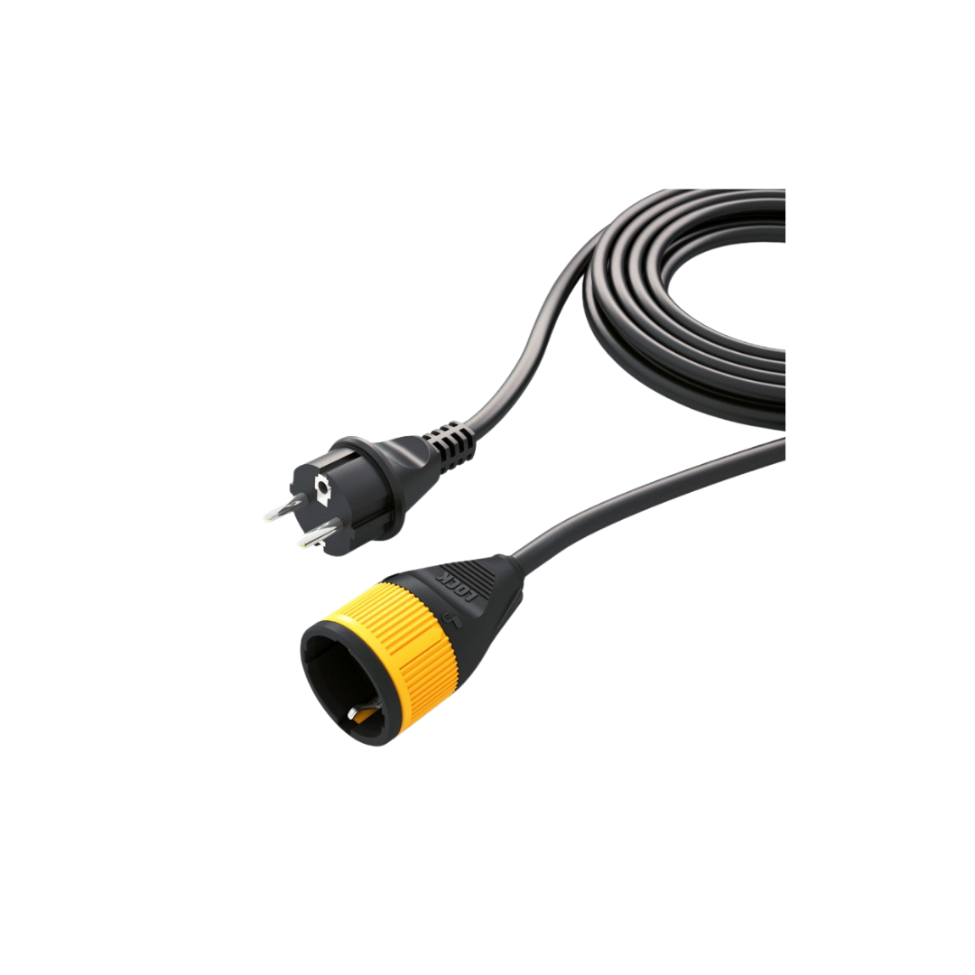 Extension Cord with Locking Plug - Heavy Duty - 3m