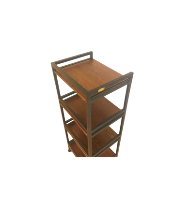 【送料無料】Iron × Wood 4D Shelf Amazon.com: 4-Tier Iron Wood Bathroom Storage Shelves