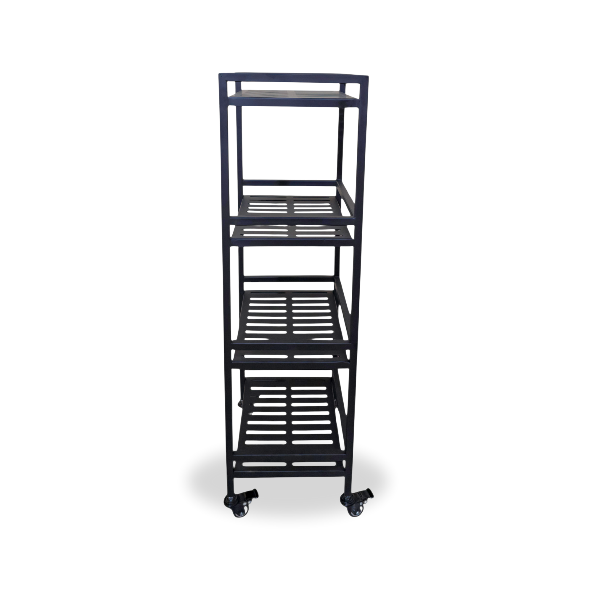 Ridge | 4-Tier Iron Rack with Wheels & Brakes