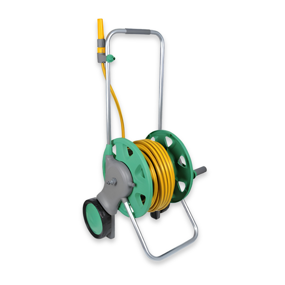 Hose Reel Cart with 30M Hose - Hozelock UK Heavy Duty