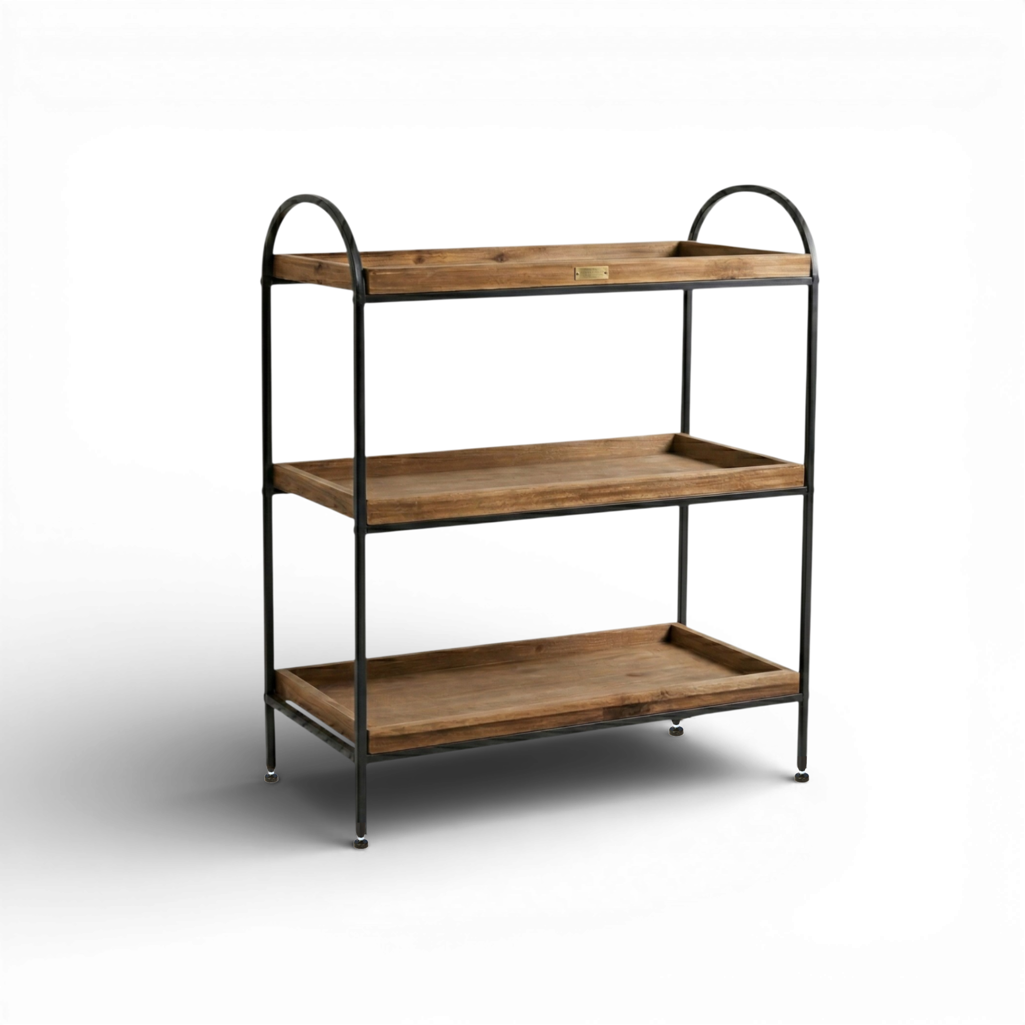 Arc XL | 3-Tier Wood & Iron Rack
