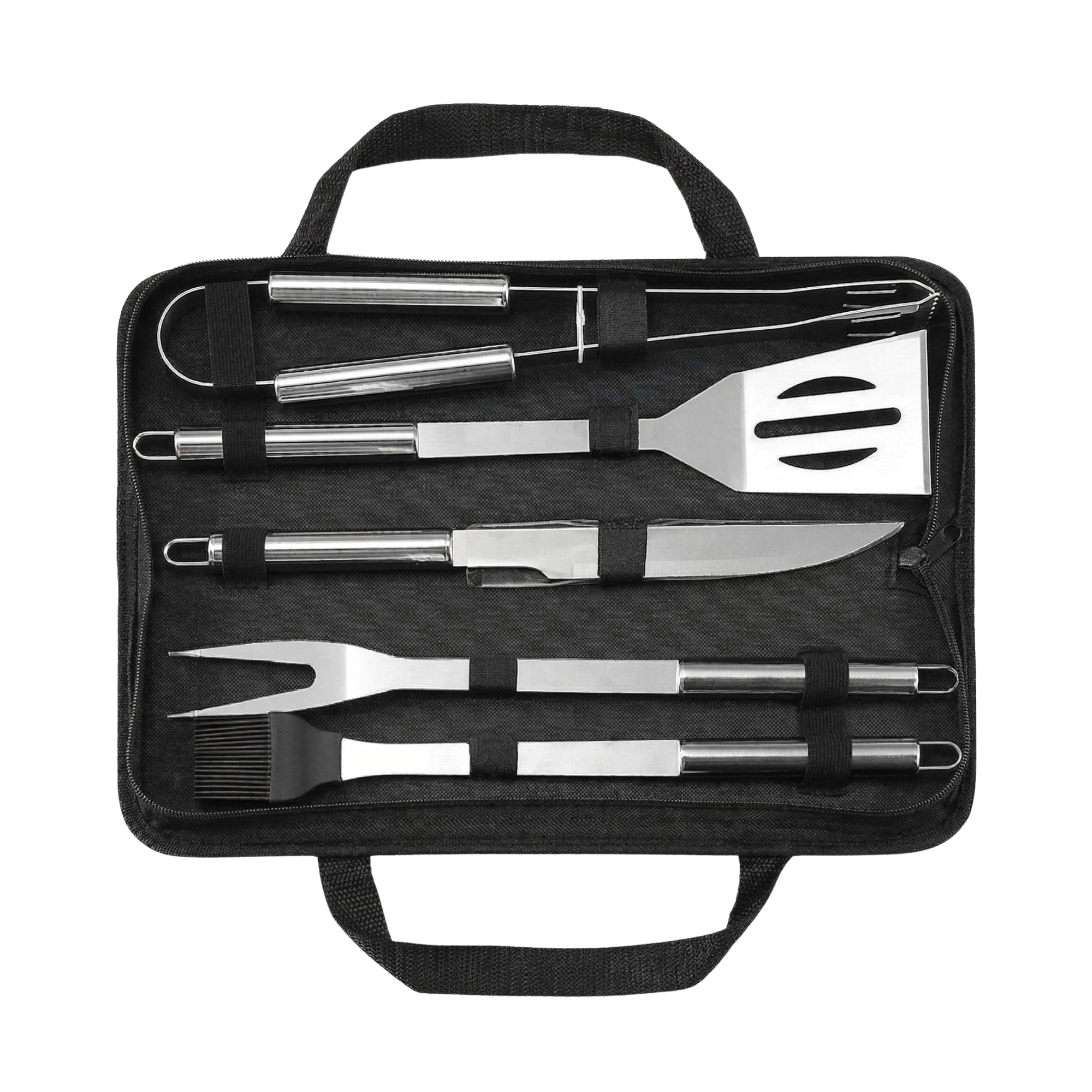5-Piece Stainless Steel BBQ Tool Set