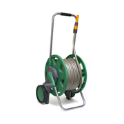 Hose Reel Cart with 50M Hose - Hozelock UK Metal Heavy Duty
