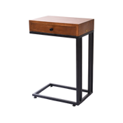OakSteel Mini Drawer C-Table