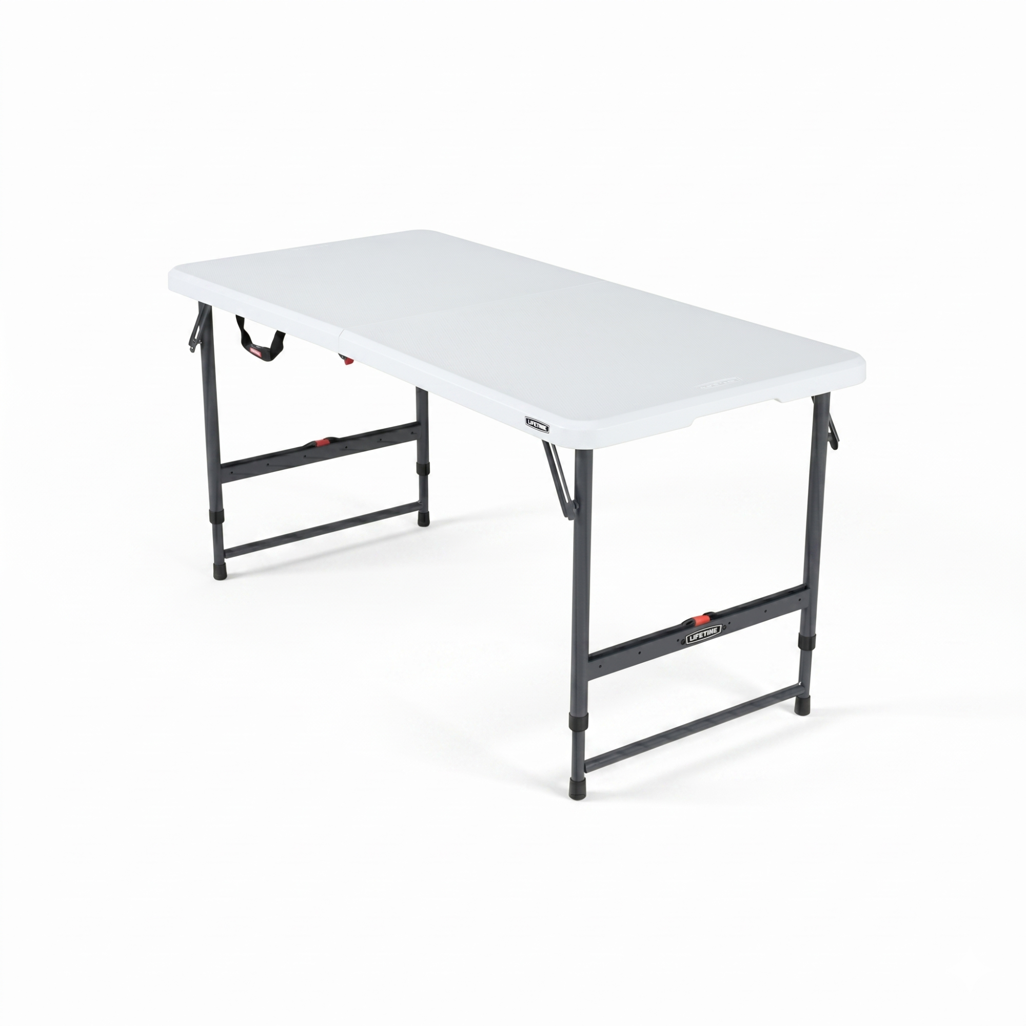 120x60 Fast-Lock Height-Adjustable Folding Table