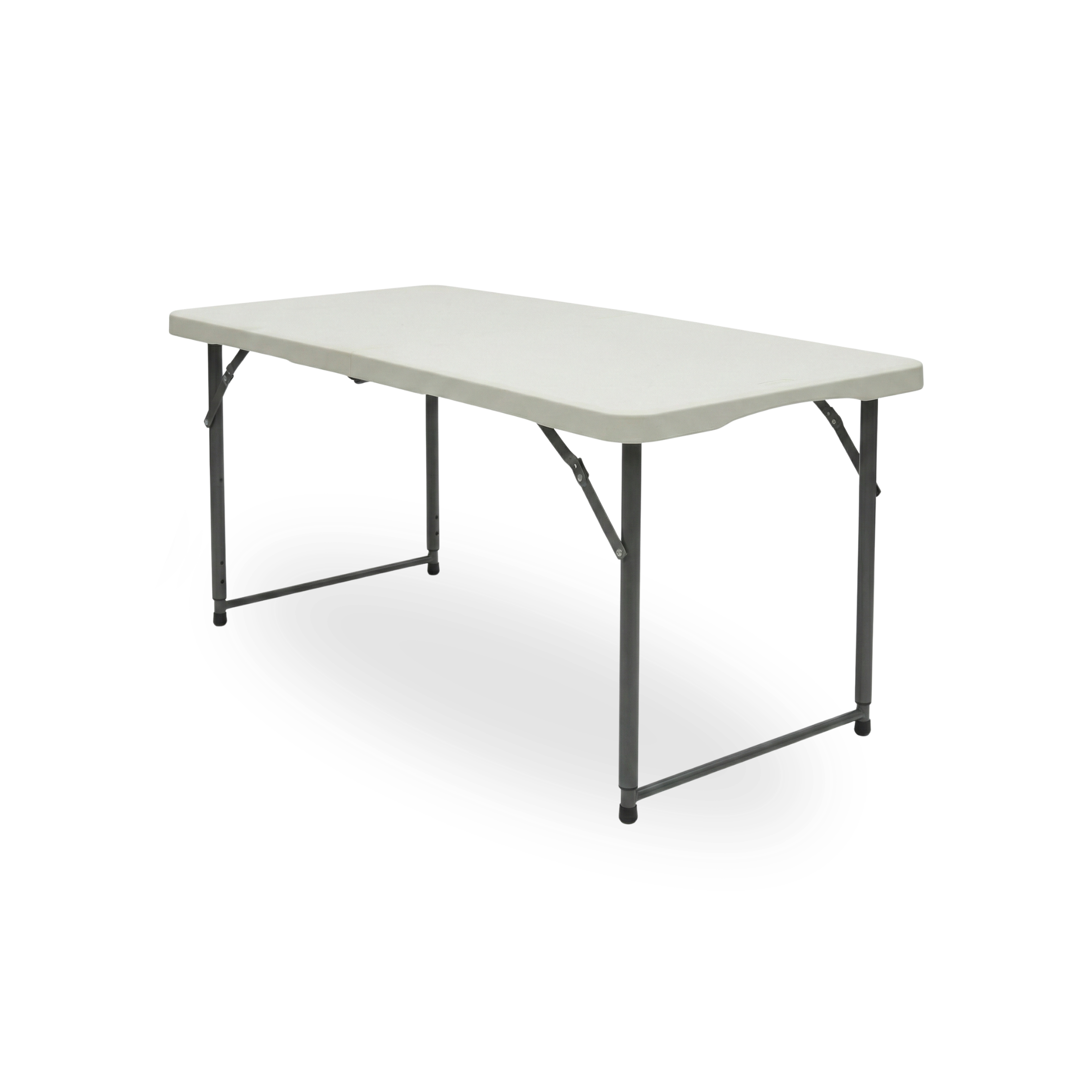 5-Piece Indoor/Outdoor Folding Dining Set (120x60cm Table + 4 Chairs)