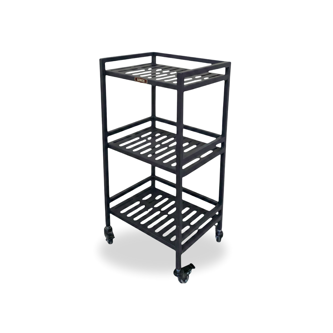 Ridge | 3-Tier Iron Rack with Wheels & Brakes