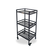 Ridge | 3-Tier Iron Rack with Wheels & Brakes