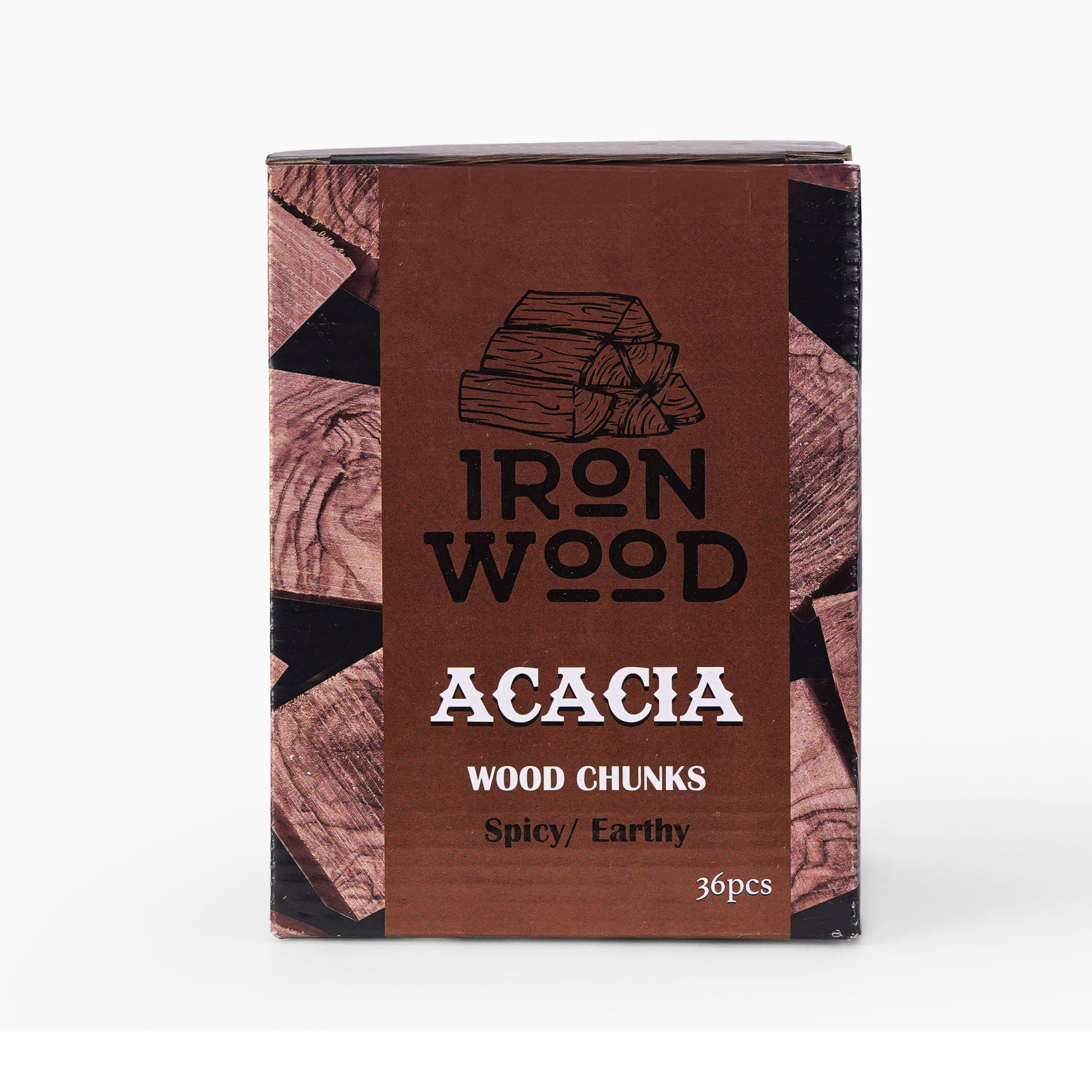 Acacia Wood Chunks | 36 Pieces