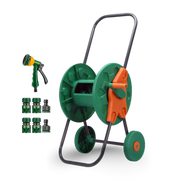 Large Capacity Wheeled Hose Cart - 60m (Without Hose)