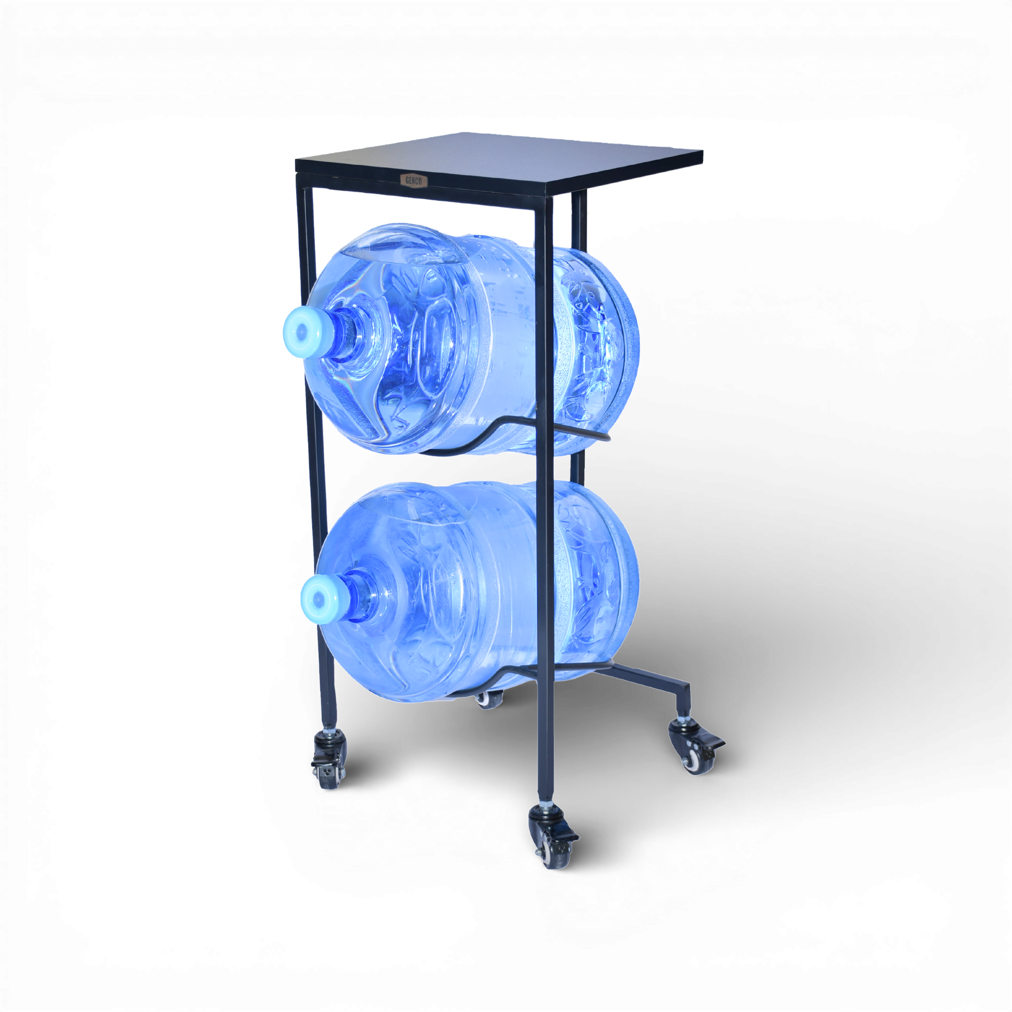 WaterRack Lite | 2-Tier with MDF Shelf, Wheels & Brakes