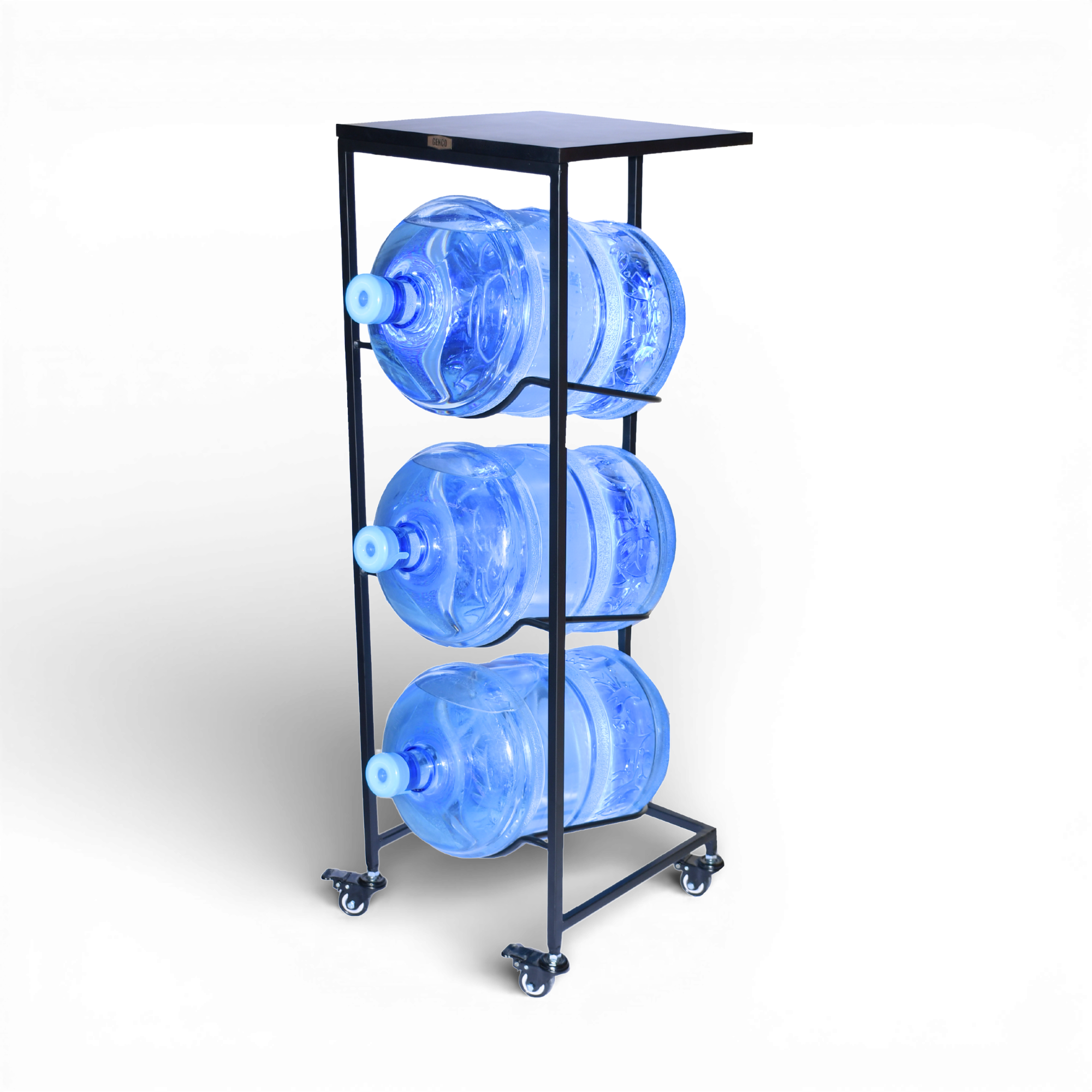 WaterRack Lite | 3-Tier with MDF Shelf, Wheels & Brakes