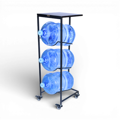 WaterRack Lite | 3-Tier with MDF Shelf, Wheels & Brakes