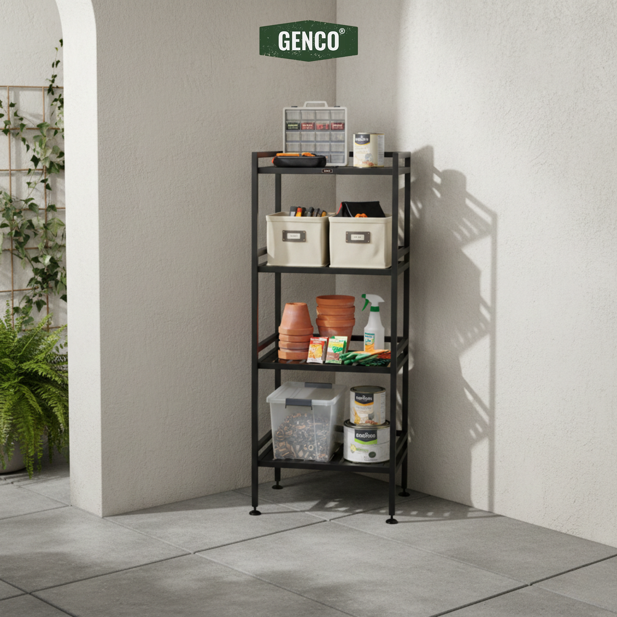 Ridge | 4-Tier Iron Rack