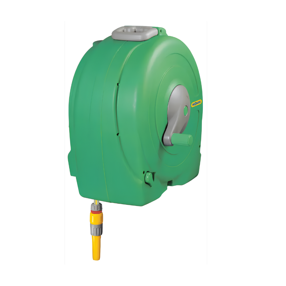 Wall-Mounted Fast Hose Reel with 40M Hose - Hozelock UK Fast Reel Heavy Duty