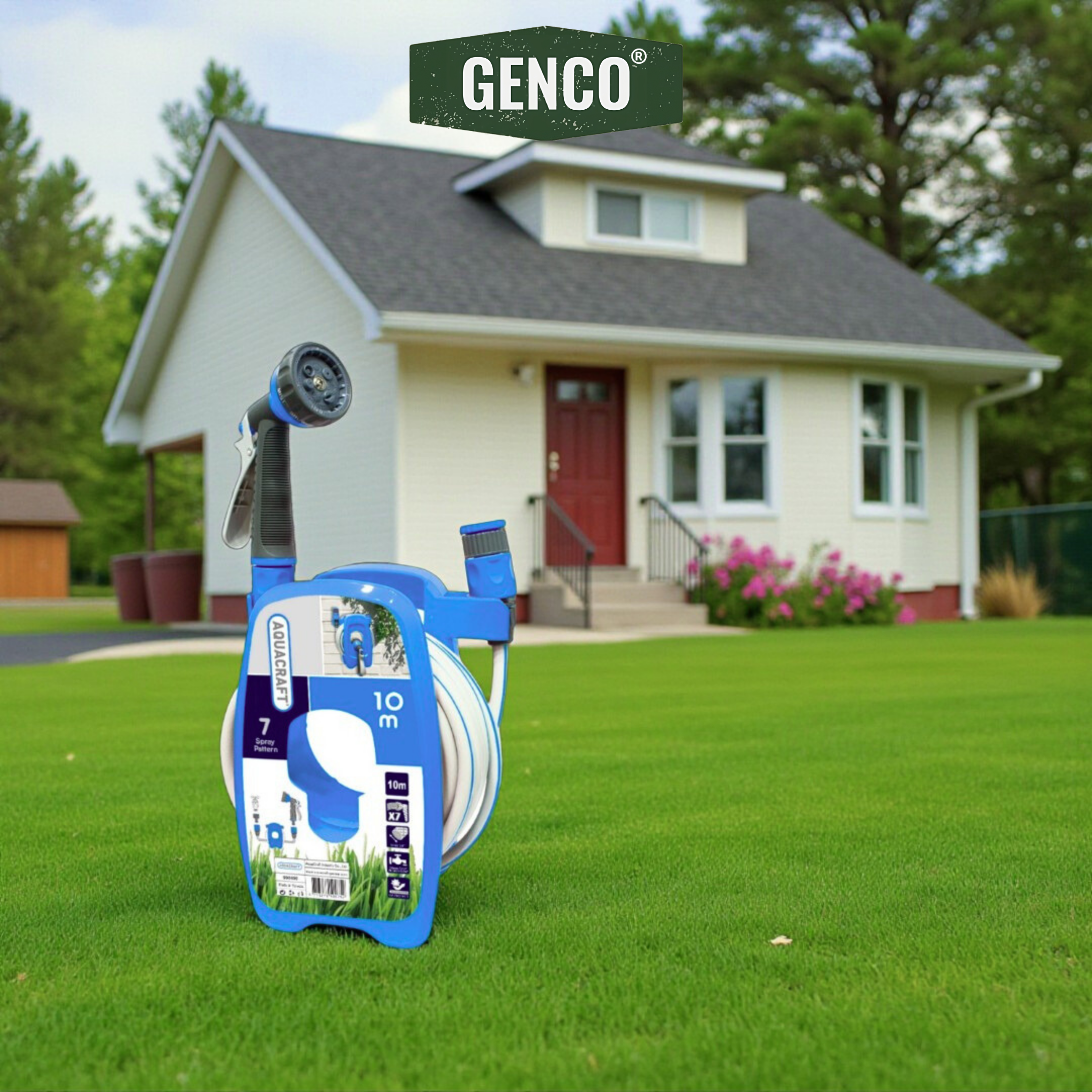 Wall-Mount & Portable Hose Reel (10m)