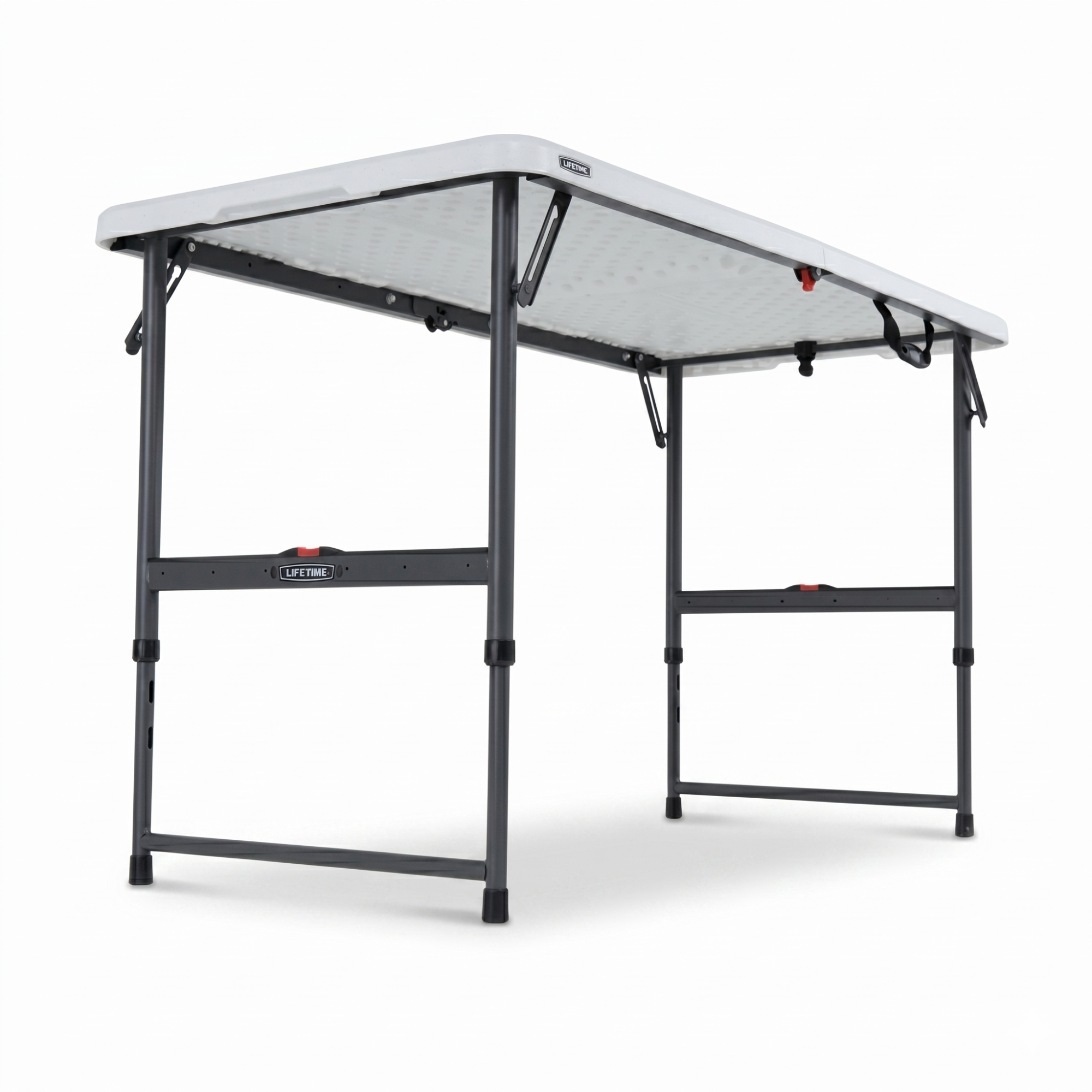 120x60 Fast-Lock Height-Adjustable Folding Table