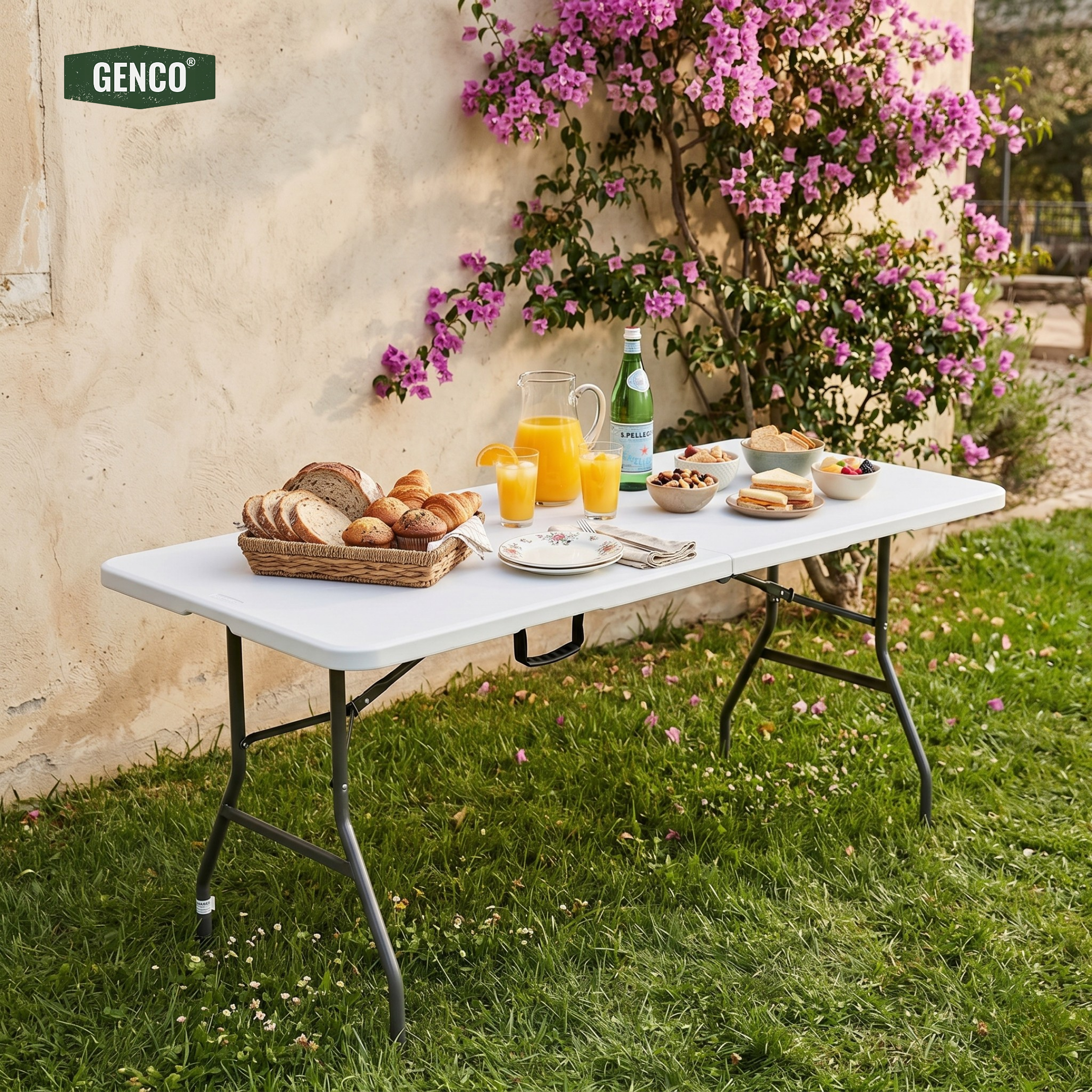 180x70cm Heavy-Duty Portable Folding Table