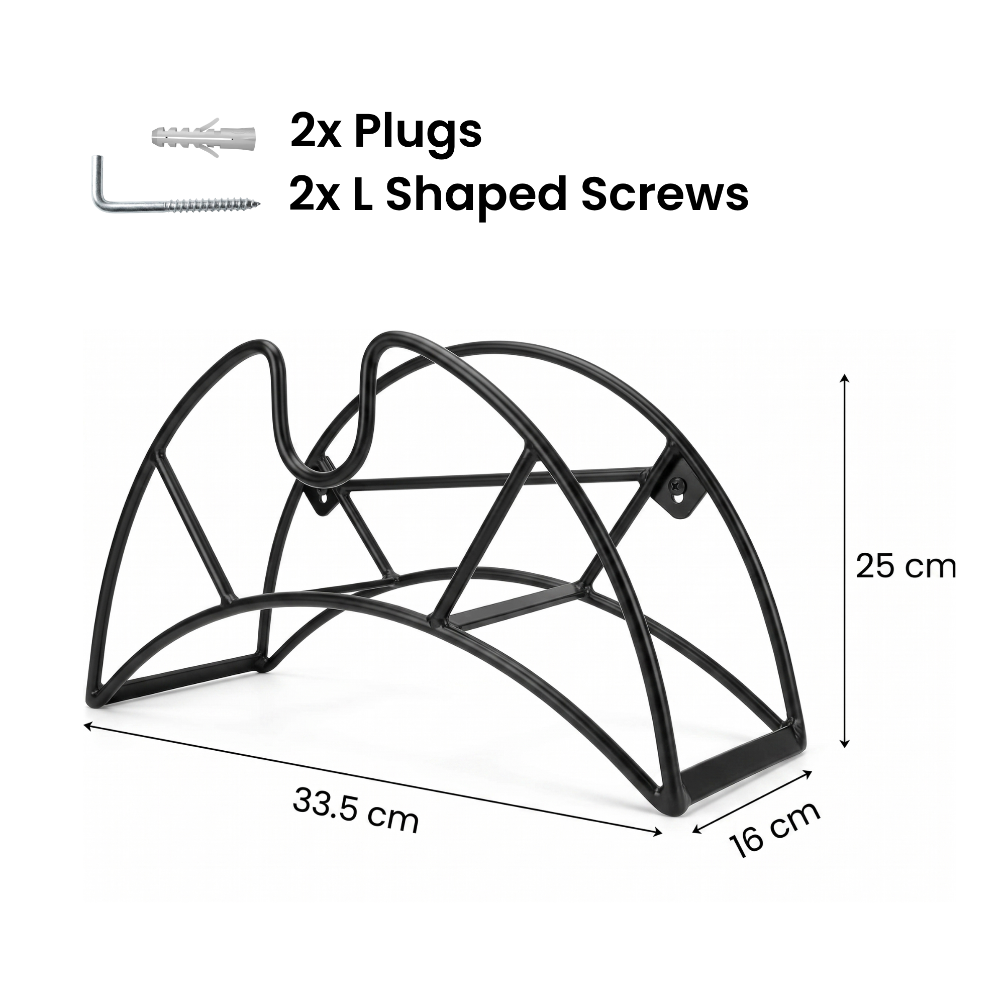 Modern Garden Hose Wall Mount Holder